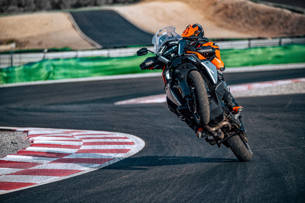 KTM 1390 Super Adventure S EVO en action