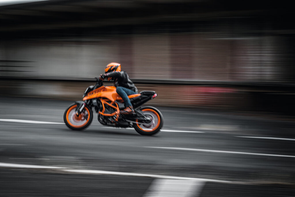 KTM 390 DUKE en action