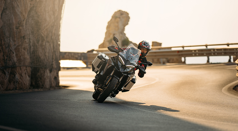 Ducati Multistrada V4 S en action