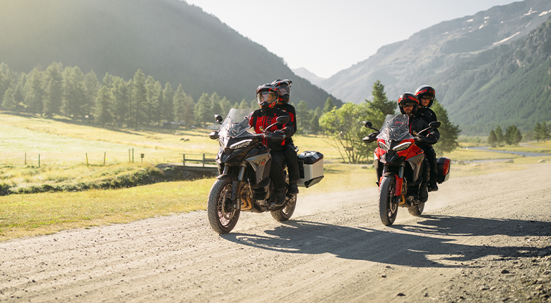 Ducati Multistrada V4 S en action