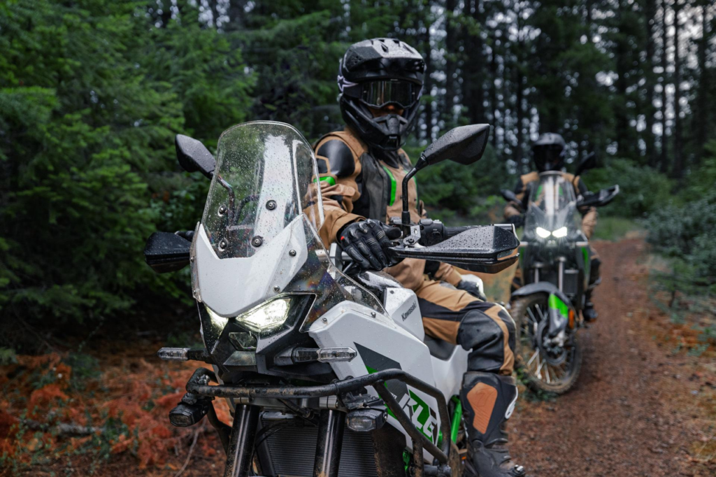 Kawasaki KLE500 SE en action