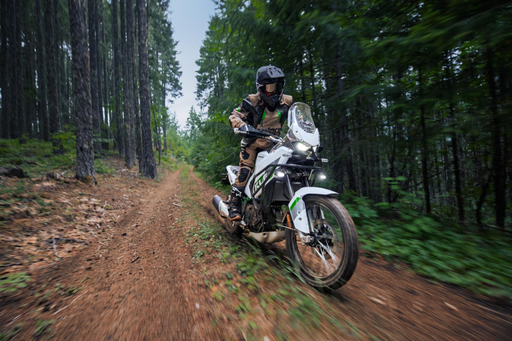 Kawasaki KLE500 SE en action