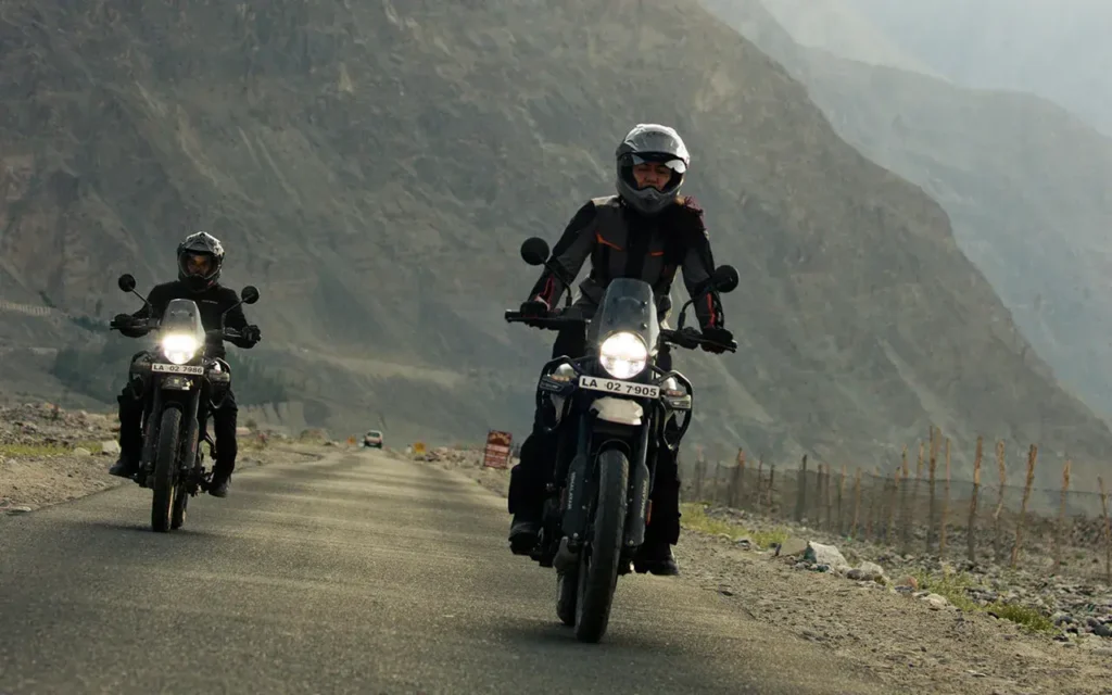 Royal Enfield Himalayan 450 en action