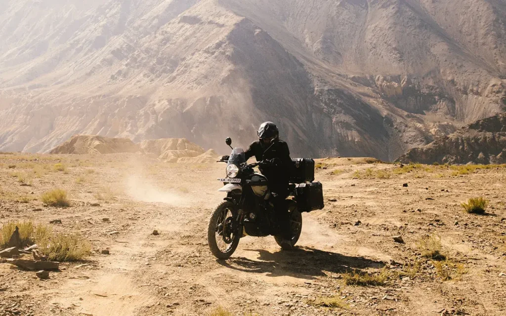 Royal Enfield Himalayan 450 en action